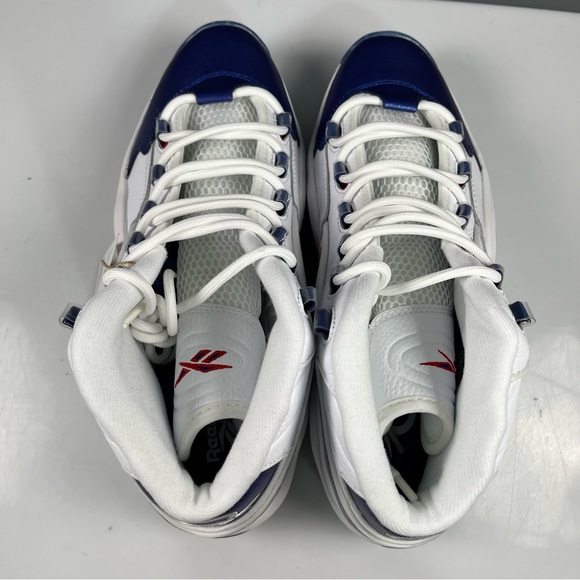 Reebok Question Mid Blue Toe 2022 “Allen Iverson” GX0227 Mens - Picture 6 of 9